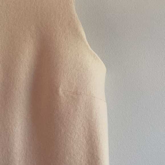 CUSTOM Ralph Lauren Wool Felt Dress Sz S - Picture 4 of 12